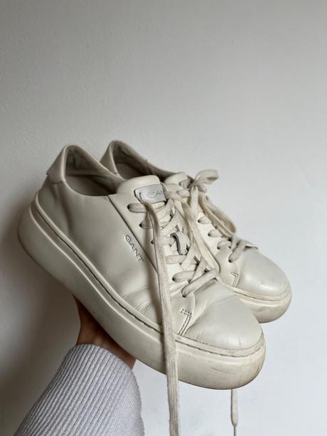 Kozene tenisky gant/ krémové tenisky gant, gant,38