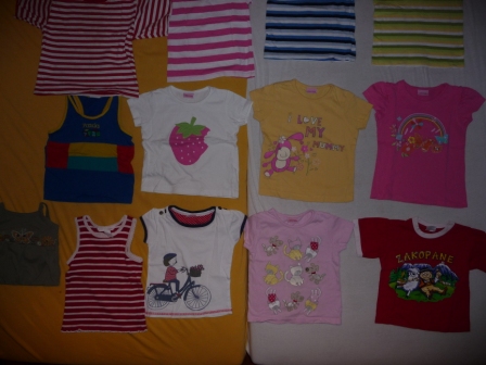 Tričká pre chlapca či dievča, v. 86-98,1,50,-ks, 92