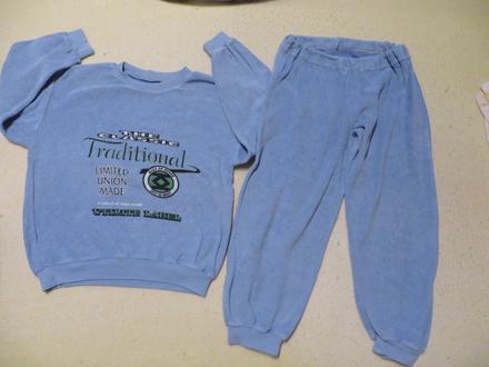 Detské froté teplejšie pyžamo - veľ. 116, 116