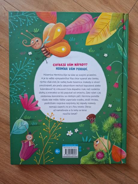 Kniha výmysly húsenice hermíny,
