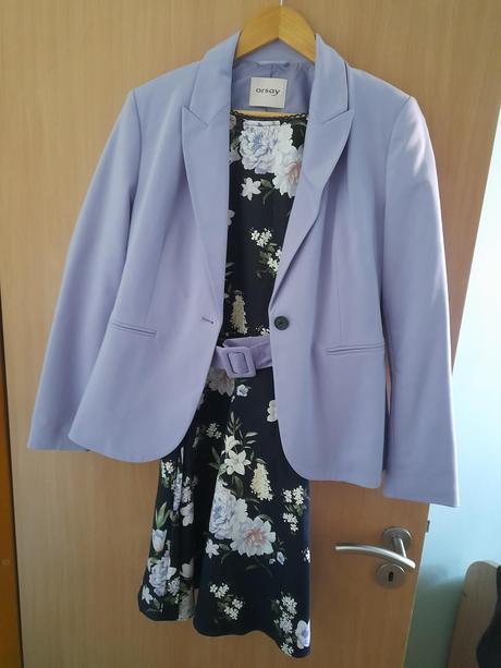 Fialové sako, orsay,40