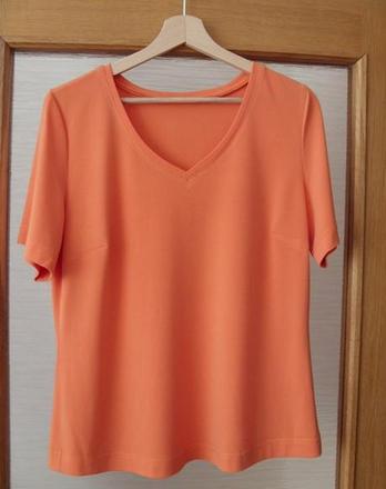 Tričko dámske pomarančové, l