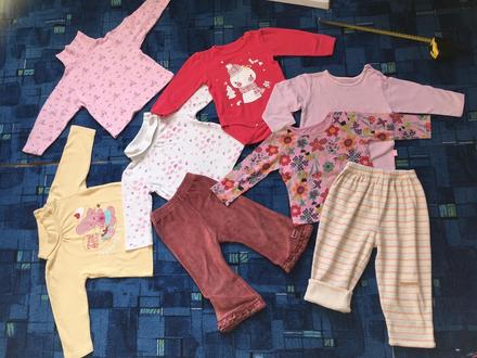 Zimný balík pre dievcatko 74/80, 68–80