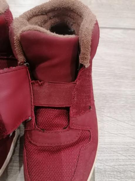 Bordové kotníčky, reserved,32