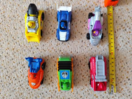 Zberateľské kovové autíčka paw patrol, 