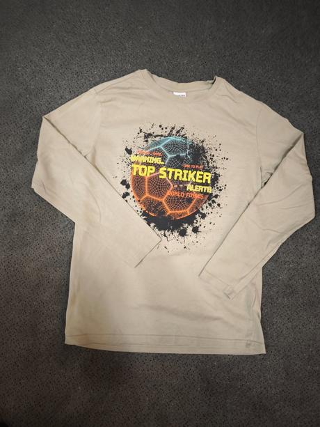 Tričko s dlhým rukávom 3 druhy, 158