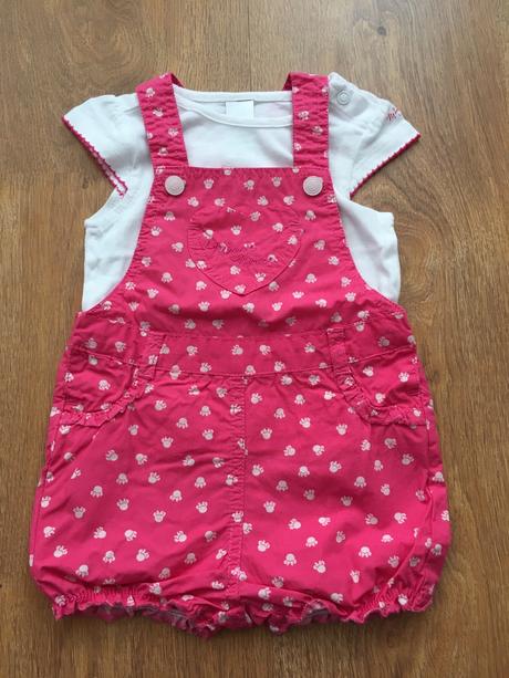 Letný overal s tričkom, c&a,68