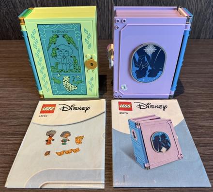 Lego disney knihy 43200 a 43175, 