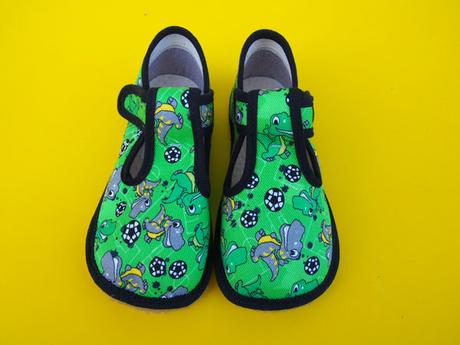 Detské barefoot papučky beda dinoball, beda,22 - 35