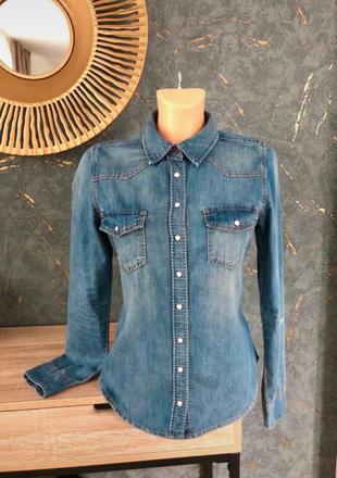 Rifľová košeľa, h&m,36