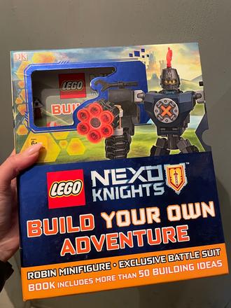 Kniha nexo knights build your own adventure, 