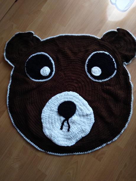 Háčkovana deka macko, 