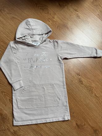 Predĺžená mikina, mikinosaty, 134