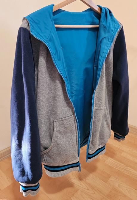 Obojstranná bunda veľkosť 164cm, 164