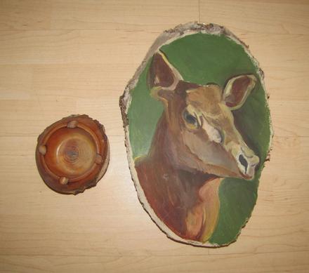 Dekorácie z brezového dreva,