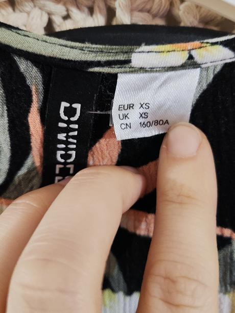 Letný kvietkovaný prehoz, h&m,xs