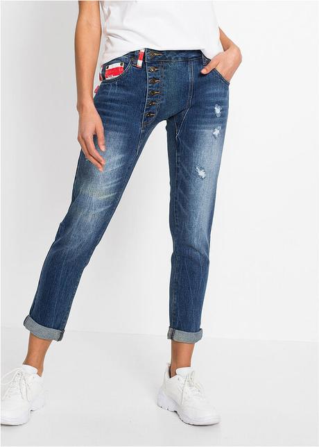 Boyfriend rifle / džínsy, 36