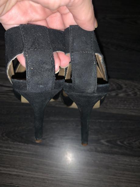 Kožené sandálky, mango,37