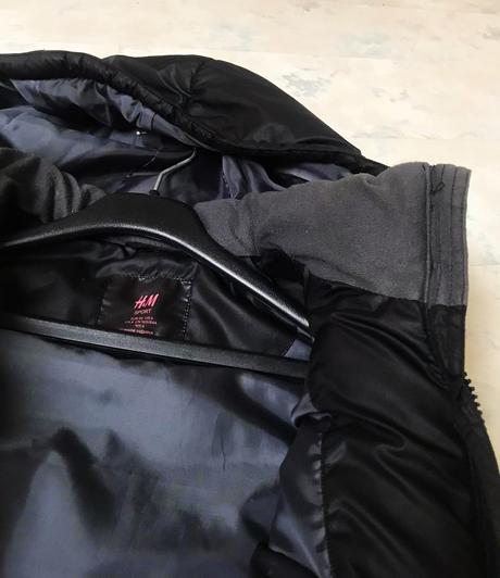 Teplá vesta s kapucňou, h&m,xs