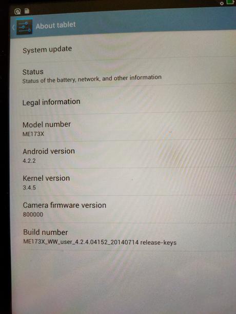 Asus memo pad hd7, asus