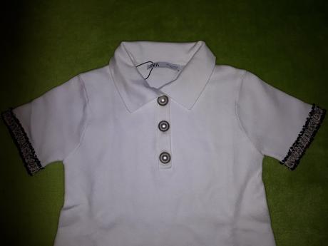 Biele šaty s perlovými gombíkmi zara, zara,s