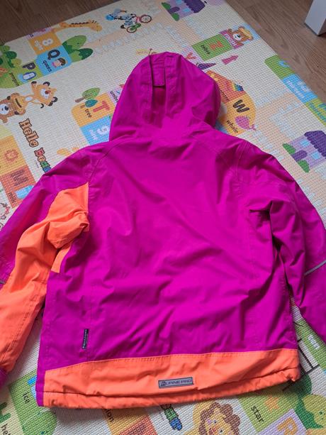 Zimna lyziarska dievcenska bunda alpine pro, alpine pro,140