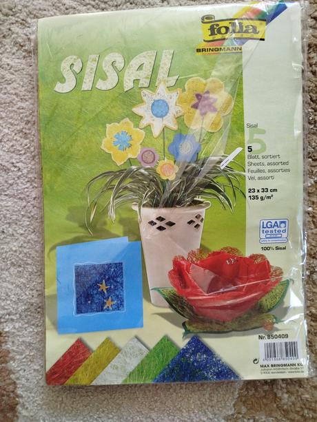 Sisal kreatívne tvorenie,