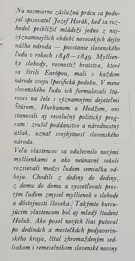 Leteli sokoli nad javorinou, historický román,