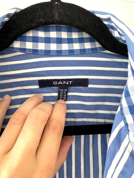 Klasická pásikavá košeľa gant, gant,m