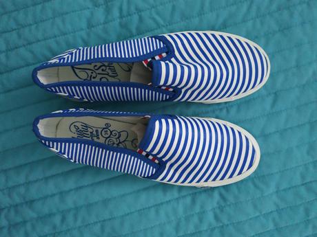 Námornícke slip on tenisky, 38