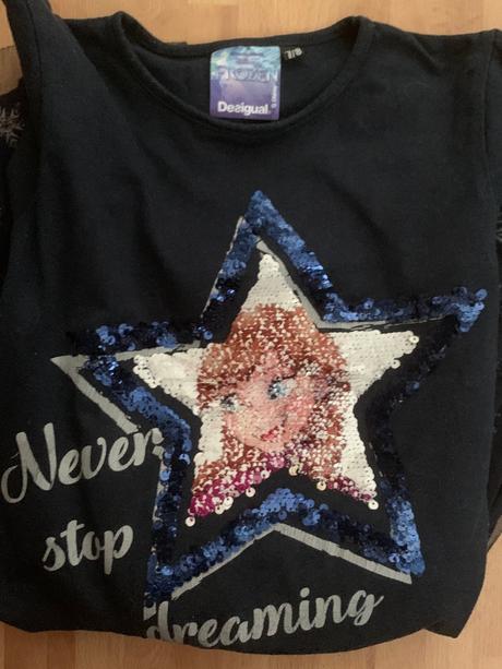 Desigual tmavomodré šaty anna a elsa, desigual,122