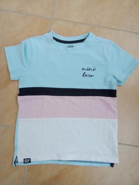 Kvalitné tričko s prúžkom, f&f,122