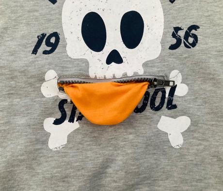 Mikina lebka so zipsom veľ. 110/116, takko,116