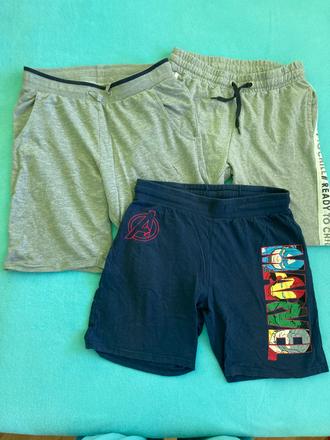 Chlapcenske sortky 3 ks a tielko c. 158/164, pepperts,158
