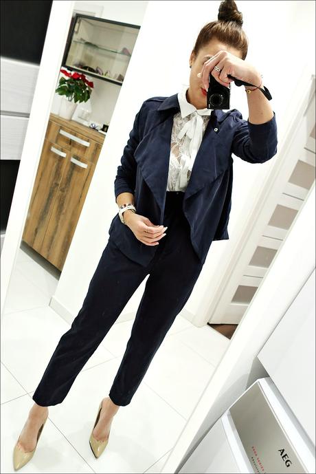 Tmavomodré tenké sačko zara, zara,xs