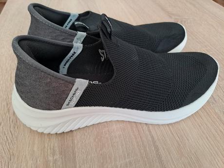 Dievčenské botasky slip in skechers, skechers,37