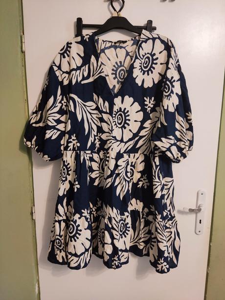 Šaty/tunika s balonovymi rukávmi, f&f,48