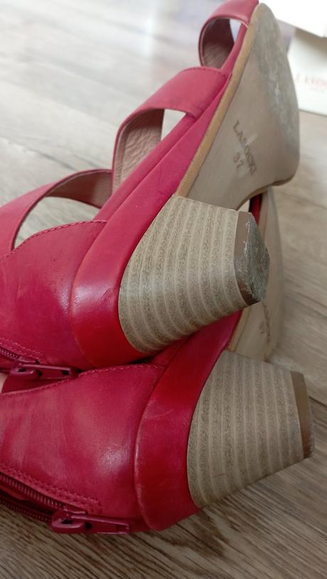 Kožené sandálky, lasocki,37