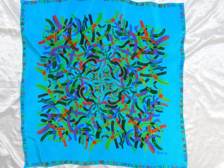 Linda gs kvalitná luxusna hodvabna šatka, xl