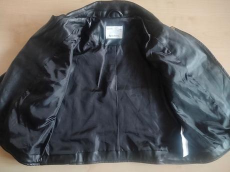 Štýlová koženková bundička, zara,134