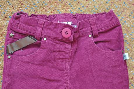 Menčestrové nohavice, barbie,86