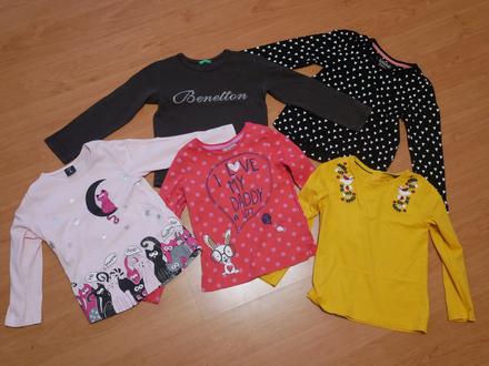 Balenie už len 3 tričiek s dlhým rukávom, 98