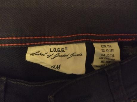 H&m - dievčenské rifle, h&m,158