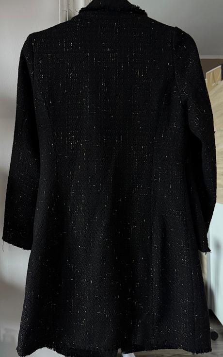 Tvídové dlhé sako, 38