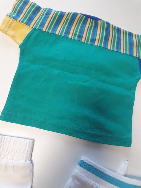 Nohavice a tričko, bio bavlna veľ. 68 - top stav, baby club,68