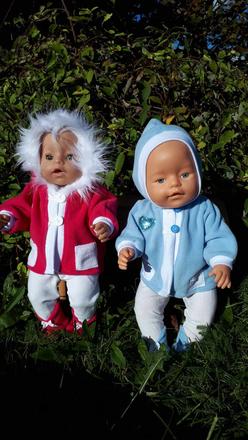 Kabátiky pre bábiky baby born (veľký výber),