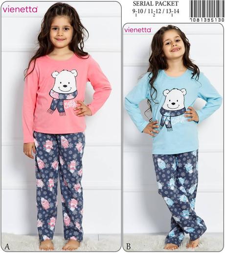 Detské bavlnené pyžamo, 92 - 170