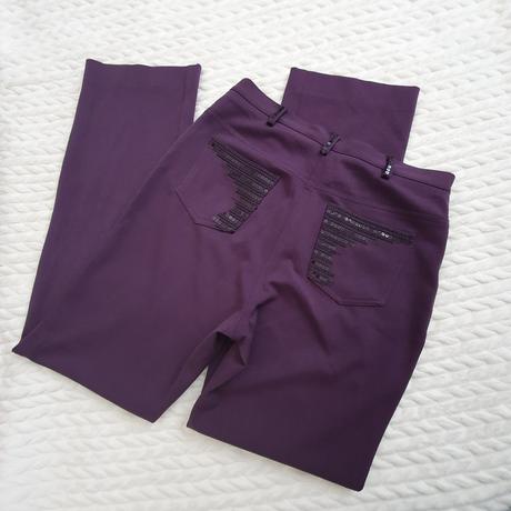 Elegantné nohavice s flitrami 40/42, 40