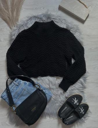 Zara crop sveter pulóver elegantný jesenný zimný, zara,m