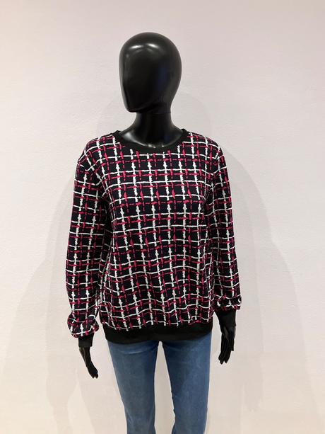 Dámska vzorovaná mikina, l